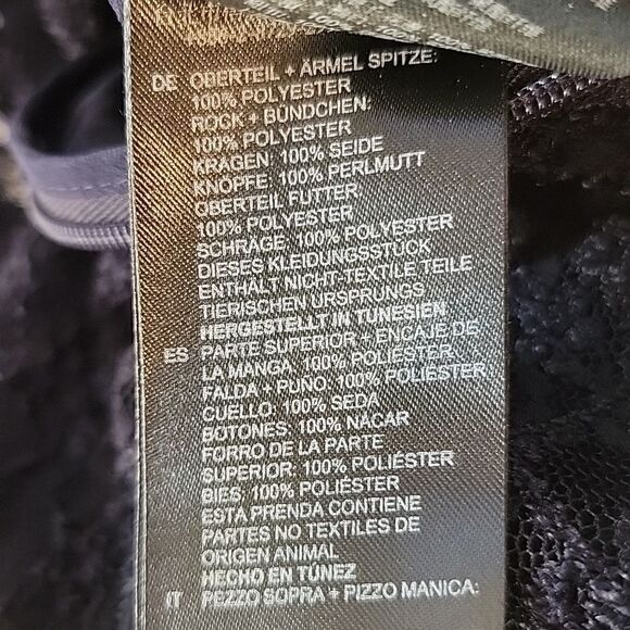 Sandro black lace fit and flare dress - Picture 10 of 14